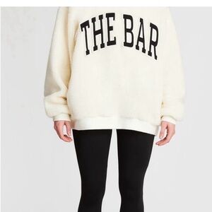 The Bar “GiGi” Teddy Varsity Sweatshirt NWOT